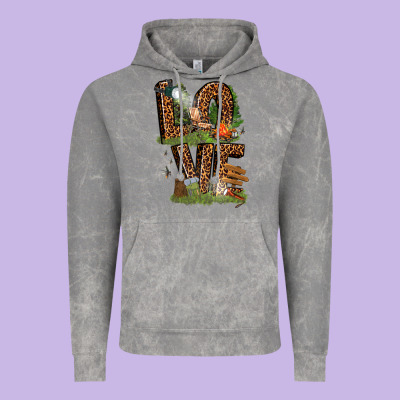 Love Camping Vintage Hoodie Designed By Texasbilliewilder