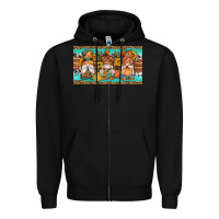 Black western fall gnomes sippy cup Zipper Hoodie - Artiststas