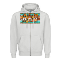 Dove Grey western fall gnomes sippy cup Zipper Hoodie - Artiststas