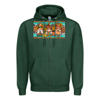 Sports Green western fall gnomes sippy cup Zipper Hoodie - Artiststas