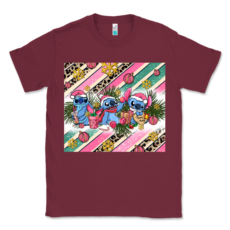 Pink Stitch  Christmas Classic Tee by AdoDesignShop | Teevron