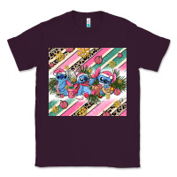Plum pink stitch  christmas Classic Tee - AdoDesignShop