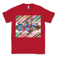 Red pink stitch  christmas Classic Tee - AdoDesignShop