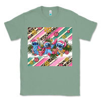 Sage pink stitch  christmas Classic Tee - AdoDesignShop