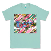 Seafoam pink stitch  christmas Classic Tee - AdoDesignShop