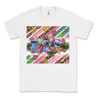 White pink stitch  christmas Classic Tee - AdoDesignShop