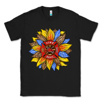 Black firefighter sunflower Classic Tee - HRA Design Shop