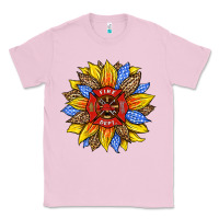 Bubblegum Pink firefighter sunflower Classic Tee - HRA Design Shop