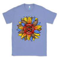 Colony Blue firefighter sunflower Classic Tee - HRA Design Shop