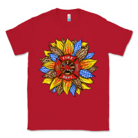 Red firefighter sunflower Classic Tee - HRA Design Shop