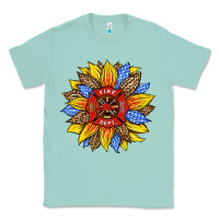 Seafoam firefighter sunflower Classic Tee - HRA Design Shop