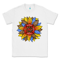 White firefighter sunflower Classic Tee - HRA Design Shop