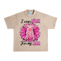 French Oak i wear pink for my mom pig Urban Heavy Tee - RanaPortraitStore