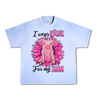 Grape Ice i wear pink for my mom pig Urban Heavy Tee - RanaPortraitStore