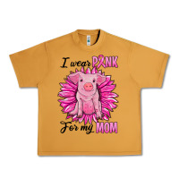 Peanut Butter i wear pink for my mom pig Urban Heavy Tee - RanaPortraitStore
