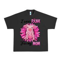 Pigment Black i wear pink for my mom pig Urban Heavy Tee - RanaPortraitStore