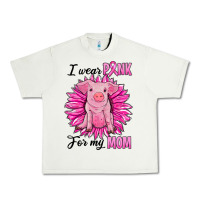 Pistachio i wear pink for my mom pig Urban Heavy Tee - RanaPortraitStore