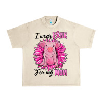 Sandshell i wear pink for my mom pig Urban Heavy Tee - RanaPortraitStore