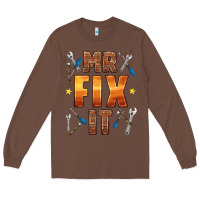 Chestnut mr fix it Long Sleeve Tee - HRA Design Shop