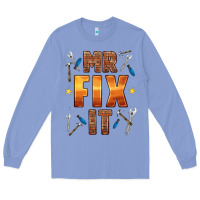 Colony Blue mr fix it Long Sleeve Tee - HRA Design Shop