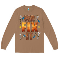 Toasted Coconut mr fix it Long Sleeve Tee - HRA Design Shop