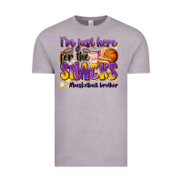 Vintage Zinc i'm just here for the snacks #basketball brother Vintage Tee - Zillion Design Studio