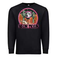 Black neon moon Premium Sweatshirt - MaliasSmallBusiness