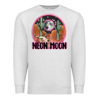 Oatmeal Heather neon moon Premium Sweatshirt - MaliasSmallBusiness