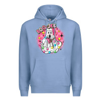Colony Blue boo jee pink christmas ghost Premium Hoodie - MaliasSmallBusiness