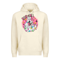 Sandshell boo jee pink christmas ghost Premium Hoodie - MaliasSmallBusiness