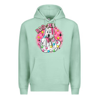 Seafoam boo jee pink christmas ghost Premium Hoodie - MaliasSmallBusiness