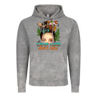 Cloud Rock messy bun camp hair dont care Vintage Hoodie - texasbilliewilder