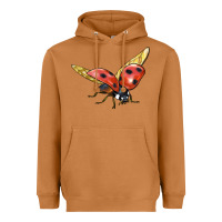Meerkat Ladybug Flying Heavyweight Hoodie - LillyAllenDesigns