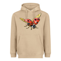 Mushroom Ladybug Flying Heavyweight Hoodie - LillyAllenDesigns