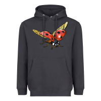 Smoke Ladybug Flying Heavyweight Hoodie - LillyAllenDesigns