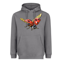 Storm Ladybug Flying Heavyweight Hoodie - LillyAllenDesigns