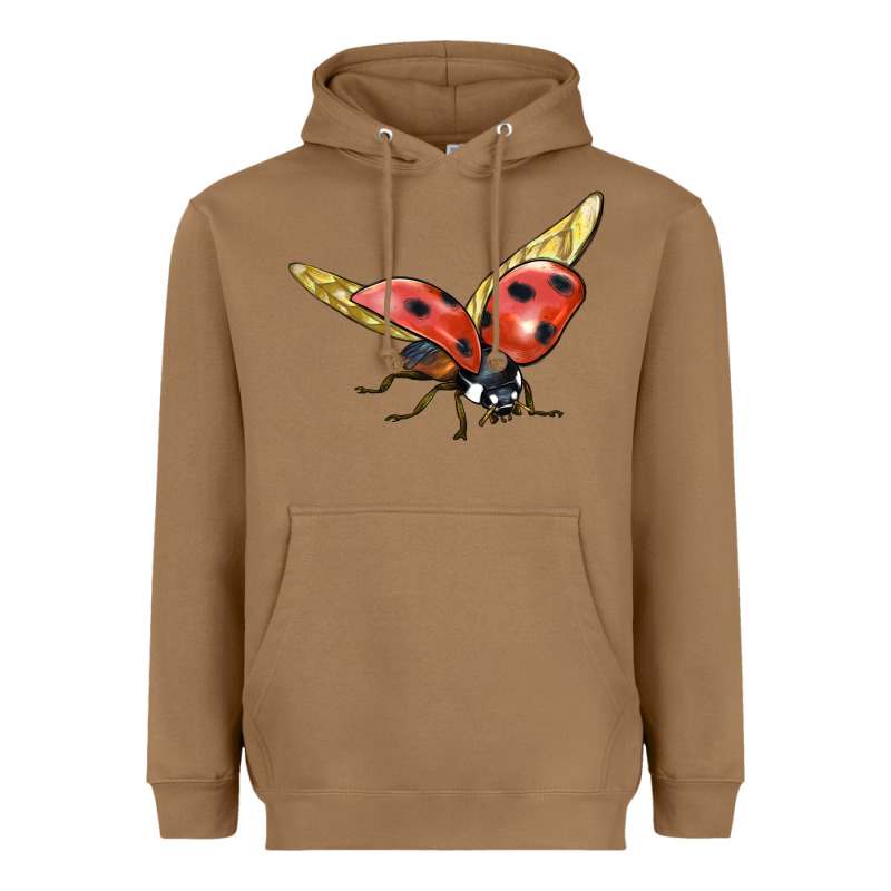 Ladybug Flying Heavyweight Hoodie by LillyAllenDesigns | Teevron