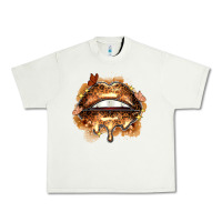 Pistachio melanin lips Urban Heavy Tee - Zillion Design Studio