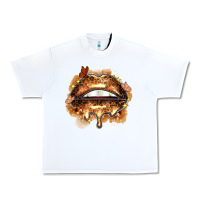 White melanin lips Urban Heavy Tee - Zillion Design Studio