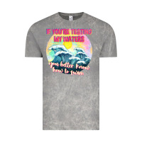Cloud Rock if youre testing my waters tbw Vintage Tee - texasbilliewilder