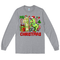 Heather Grey my first christmas unicorn Long Sleeve Tee - FaDigitalArtStudio