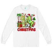 White my first christmas unicorn Long Sleeve Tee - FaDigitalArtStudio