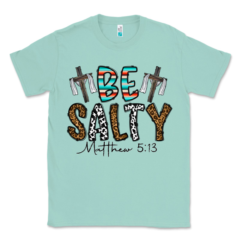 Be Salty Matthew 5. 13 Classic Tee by CowhideDigitalArt | Teevron