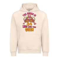 Sandshell the queen is 34 long live the queen Urban Hoodie - Jasminsmagicworld