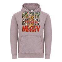Vintage Zinc merry christmas lightning bolt Vintage Hoodie - Zillion Design Studio