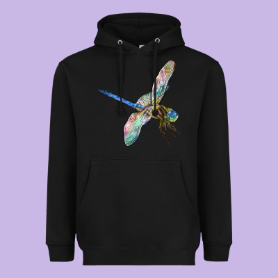 Dragon Fly Heavyweight Hoodie Designed By Lillyallendesigns