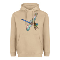 Mushroom Dragon Fly Heavyweight Hoodie - LillyAllenDesigns