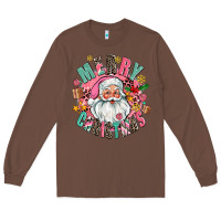 Chestnut merry christmas santa Long Sleeve Tee - AdoDesignShop
