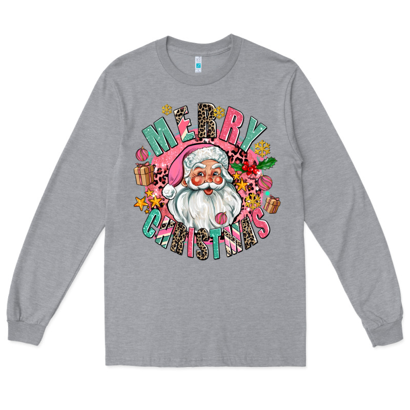 Merry Christmas Santa Long Sleeve Tee by AdoDesignShop | Teevron
