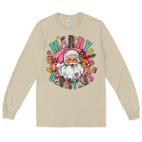 Mushroom merry christmas santa Long Sleeve Tee - AdoDesignShop